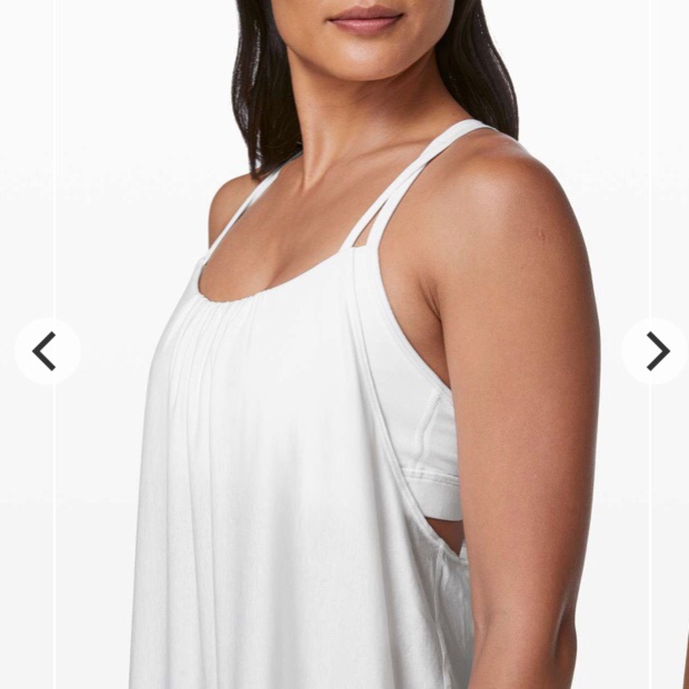 Lululemon NWOT Flow Y 2 in 1 Tank Sz 6